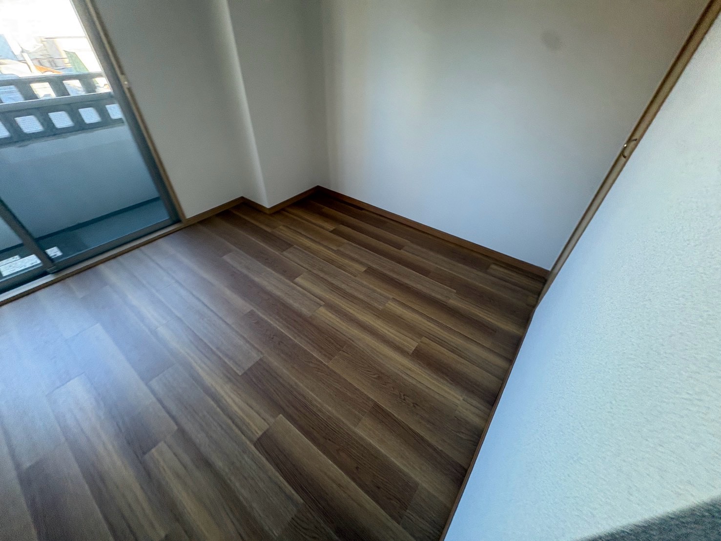 床工事の施工後